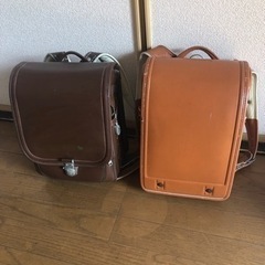 中古ランドセル　ブラウン　ライトブラウン