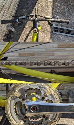 中古自転車 3×8段変速 700×28C （XSサイズ） 軽整備済み 安い 防犯登録