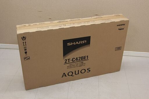 未使用 SHARP AQUOS 2T-C42BE1 液晶テレビ 42型 42インチ (E1413ayxwY)