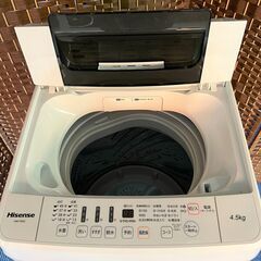 ☆2019年製☆ハイセンス☆4.5kg☆洗濯機(^^)/】