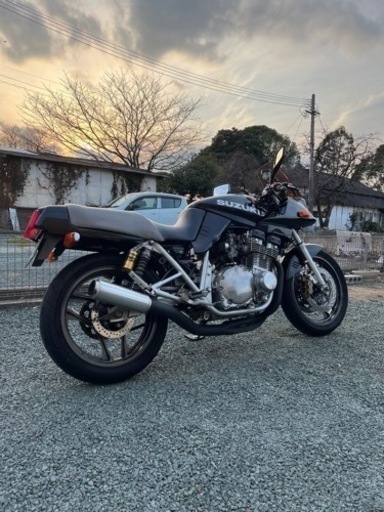GSX750S カタナ　熊ナンバー