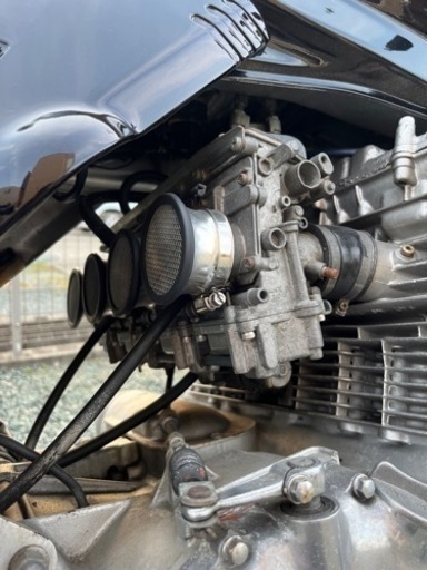 GSX750S カタナ　熊ナンバー