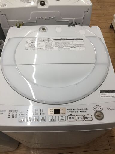 出産祝いなども豊富 12ヶ月動作保証付！SHARP（シャープ） 【トレファク野田】 2021年製（988） 7.0kg洗濯機 洗濯機