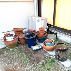 陶器製、植木鉢各種