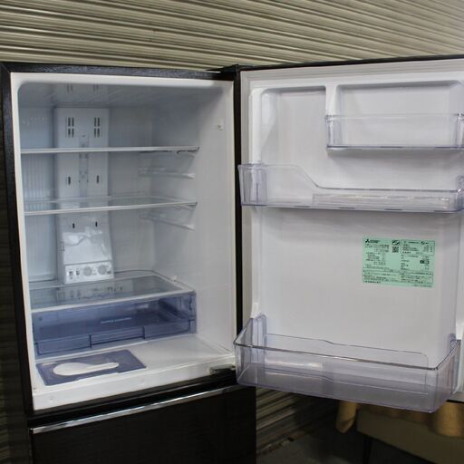 T726)MITSUBISHI ノンフロン冷凍冷蔵庫 MR-CX27C-BR 272L 3ドア 氷点下