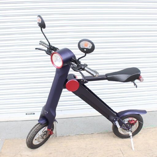 T731)【書類あり/現状渡し/総走行距離8Km】UPQ BIKE 電動バイク me01 57-203 12インチ 電動スクーター 原付一種 自社配送/直取り限定