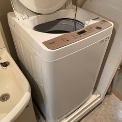 【ネット決済】【2022年製】洗濯機_6.0kg_SHARP_E...