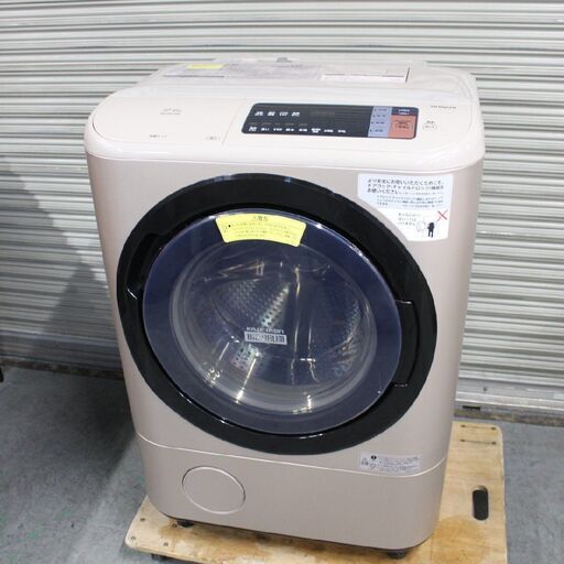 T730) HITACHI 洗濯12kg 乾燥6kg 2017年製 ドラム式洗濯機 ビッグドラム BD-NX120AR 左開き 日立 洗濯 乾燥 家電