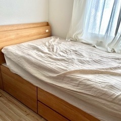 ニトリ　収納付きベッド
