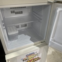 割れ有り　冷蔵庫　140l　19年製　無印良品 中古希少 140L 2ドア冷蔵庫 無印良品 AMJ-14D-3 2019年製