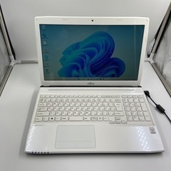 美品☆windows11搭載☆SSD大容量☆メモリー8GB☆富士通