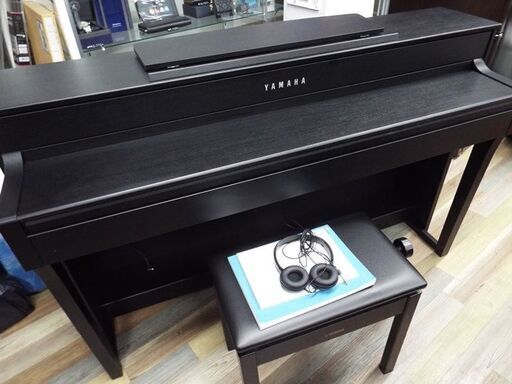 極美品 YAMAHA ヤマハ 88鍵盤 Clavinova 電子ピアノ CLP-645B 2018年製 クラビノーバ ブラックウッド調