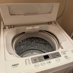 受取人決定　AQUA AQW-S452 4.5リットル　洗濯機