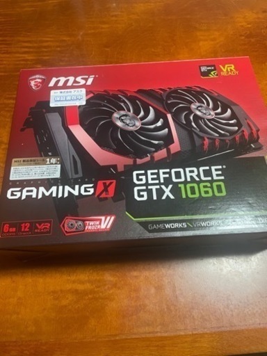 PCパーツ MSI gtx1060 6gb gamingx