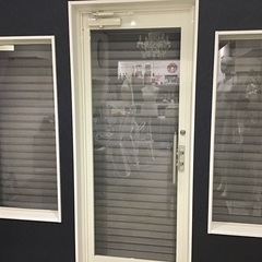 店舗ドア　ガラス　3点セット