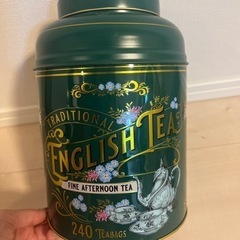 English Teaの缶　入れ物　インテリア　ガーデニング