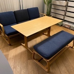 s　無印良品 MUJI オーク材 リビングでもダイニングでもつかえるソファ 無印良品(MUJI)の人気のリビングでもダイニングでもつかえるソファー