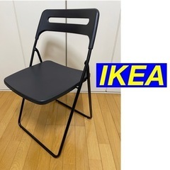 値下げ【美品】IKEA 折りたたみチェア　椅子　ワークチェア　ダ...