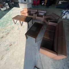近々処分予定☆応接セット☆テーブルもおつけします。