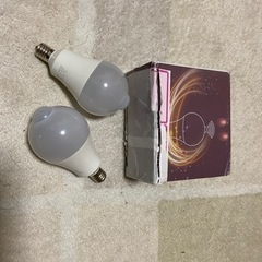 センサー付きLED電球 電球色2個(E17) 