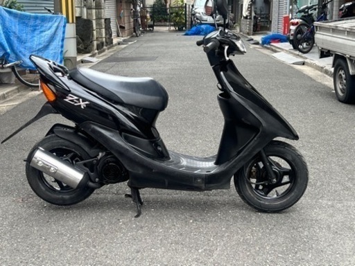 ライブディオzx仕様 艶ありブラック セル1発始動 ライブDIO ZX人気の