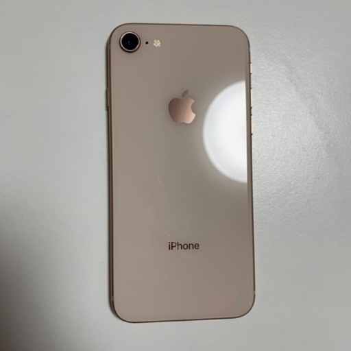 iPhone 8 Gold 256GB SIMフリー 美品 バッテリー100
