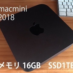 Mac mini 2018 Core i3 CTO メモリ16G...