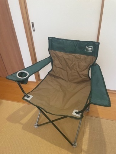 美品　アウトドア用折り畳みデッキチェア　2脚セット