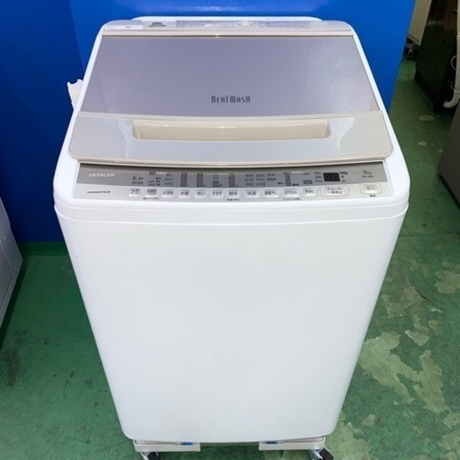 ⭐️HITACHI⭐️全自動洗濯機　2021年9kg 大阪市近郊配送無料