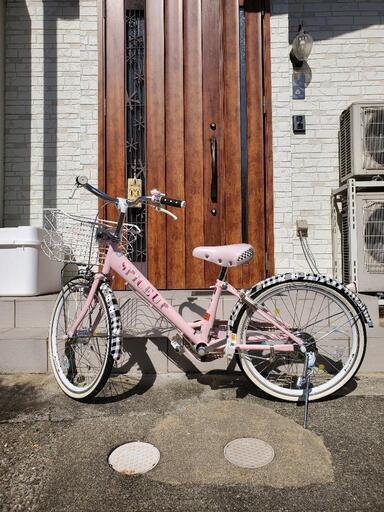 男女兼用 20インチ 子供用自転車 ピンク スパイスアップ サカモトテクノ 自転車本体