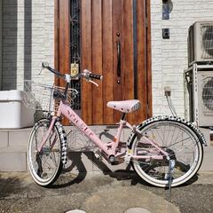 20インチ　サカモトテクノ　スパイスアップ　ピンク　子供用自転車　