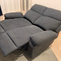 【電動リクライニング付】2人掛けソファ