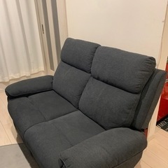 【電動リクライニング付】2人掛けソファ
