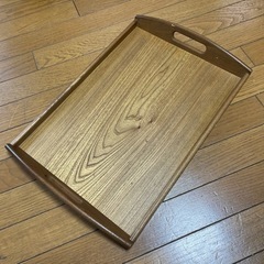 木製お盆　キズあり　35cm ×50cm