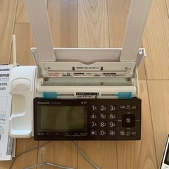 【中古】ファックス付き電話　おたっくすKX-PD102-W