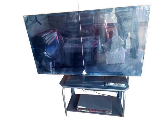 【取引中】【引取限定】【3点セット】SONY BRAVIA KDL-55HX850 55型 液晶 テレビ　HDD/BDレコーダー　BDZ-AT5002番組同時録画3D対応機 テレビ台