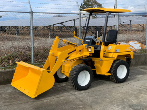 コマツ　ホイールローダー　WA20-2EO タイヤショベル　除雪　除雪車　1641時間 AT　4WD　亜鉛メッキバケット・ホイール　全国陸送可能 下取りOK