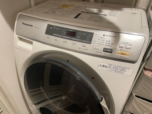 コンパクトドラム式洗濯機 Panasonic NA-VD110L-W