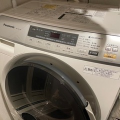 コンパクトドラム式洗濯機 Panasonic NA-VD110L-W