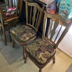 椅子　イス　ベルギー製　オキノ家具　2個セット☆ 西欧家具