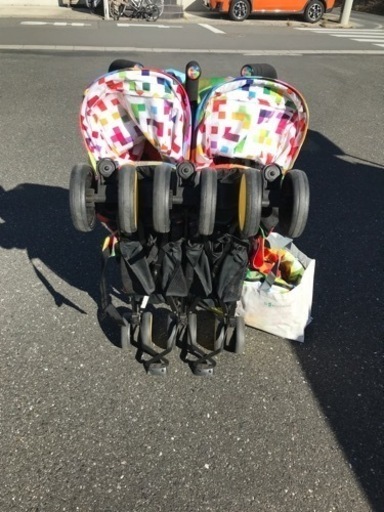 双子用ベビーカーCOSATTO 美品 COSATTO コサットツインベビーカー Supa