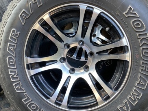 プラド 純正タイヤホイールセット265/65r17 トヨタ TOYOTA 120系 ランドクルーザー プラド 純正 17インチ