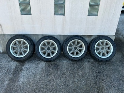 ワタナベ 8スポーク Bタイプ 13インチ 6J 114.3 4本セット AE86 KP