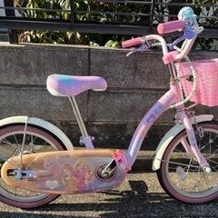 【東京神奈川送料無料】自転車16インチ女の子用ディズニープリンセス