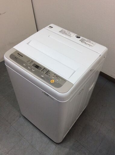 （4/24受渡済）JT6188【Panasonic/パナソニック 5.0㎏洗濯機】美品 2018年製 NA-F50B12 家電 洗濯 簡易乾燥付