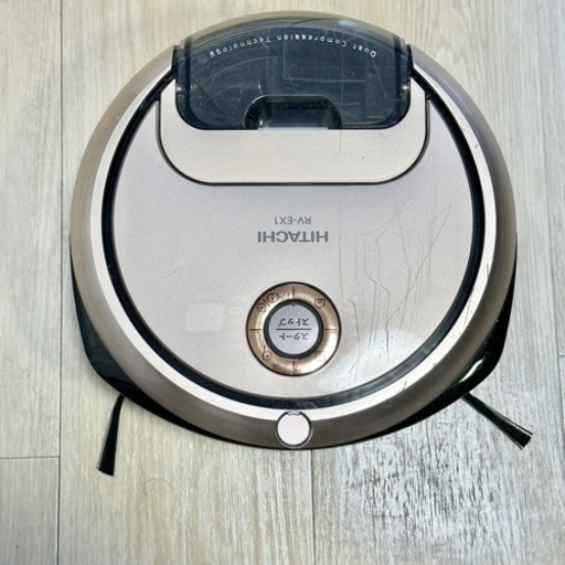 期間限定・実用品】日立 ロボット掃除機 RV-EX1 【】シャンパン