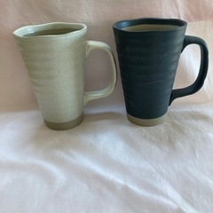 陶器製のビアグラス【2個セット】