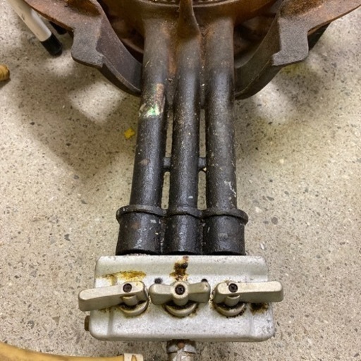 ガスバーナー3連 炭火「KANTAN 火起こし」ガスバーナー プロパンガス用