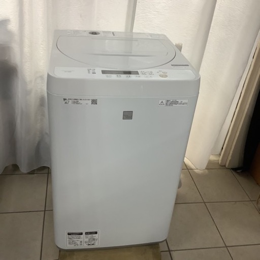 SHARP シャープ　洗濯機　ES-G4E6-KW  2019年製  4.5kg