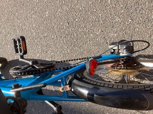 16インチ 折り畳み自転車 ギア付き MYPALLAS No.383○ ※現金